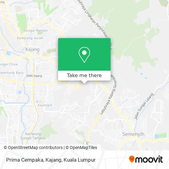 Peta Prima Cempaka, Kajang