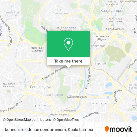 kerinchi residence condominium map
