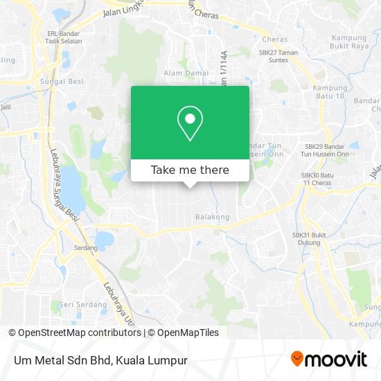 Um Metal Sdn Bhd map