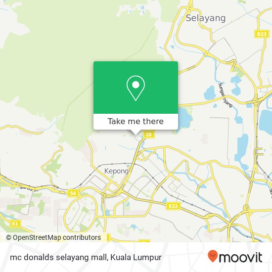 mc donalds selayang mall map