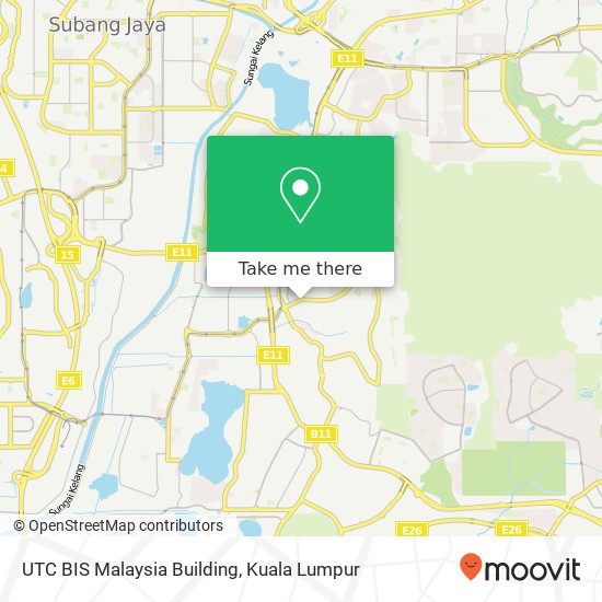 UTC BIS Malaysia Building map