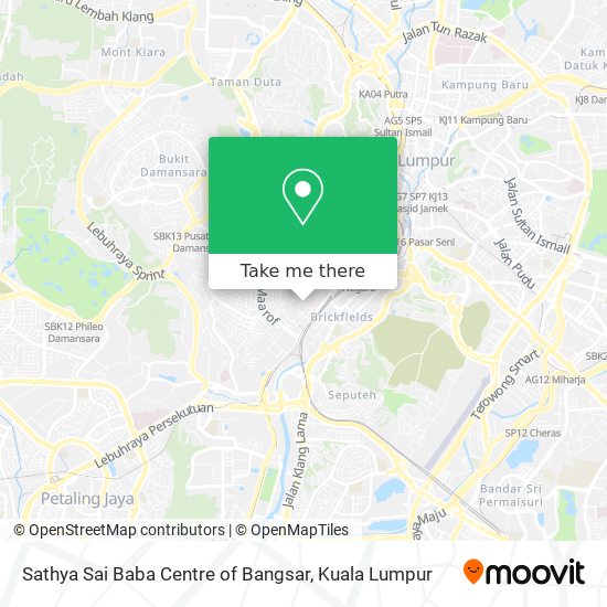 Sathya Sai Baba Centre of Bangsar map