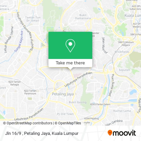 Jln 16/9 , Petaling Jaya map