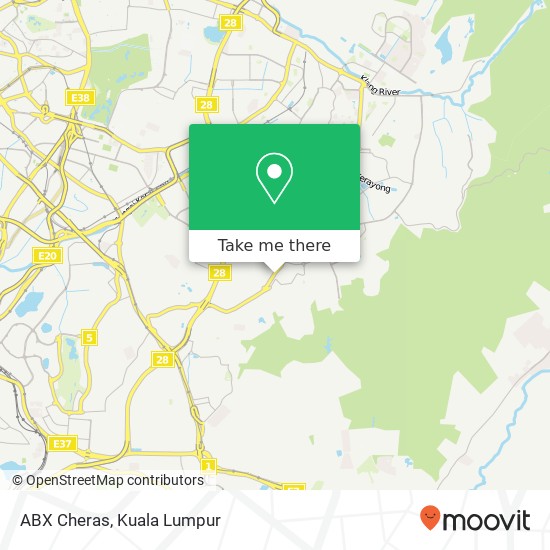 ABX Cheras map