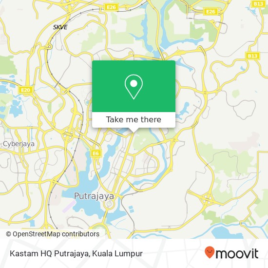 Kastam HQ Putrajaya map