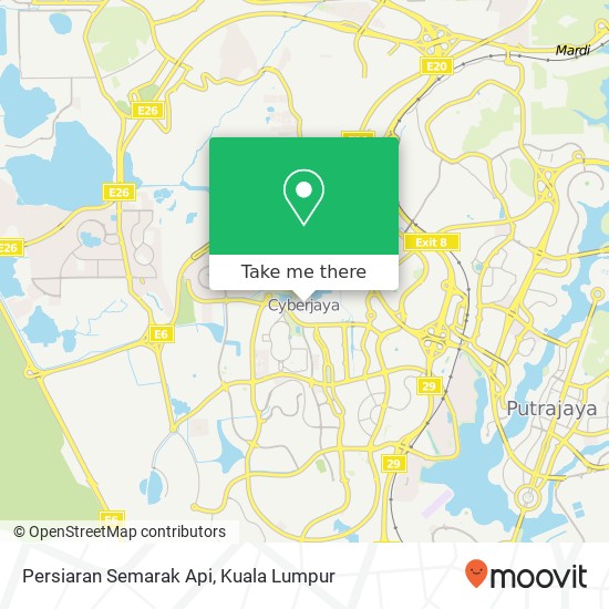 Persiaran Semarak Api map