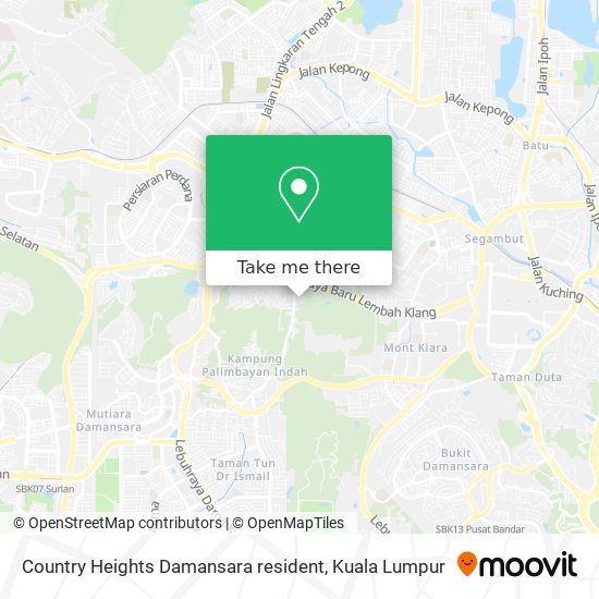 Country Heights Damansara resident map