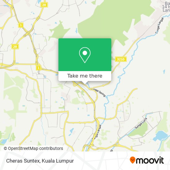 Cheras Suntex map