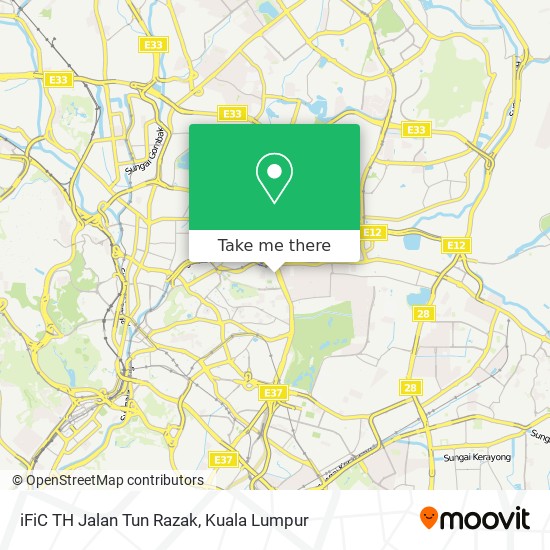 Peta iFiC TH Jalan Tun Razak