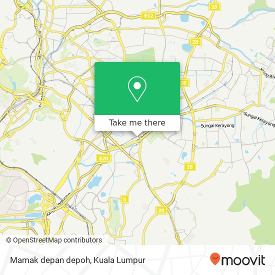 Mamak depan depoh map