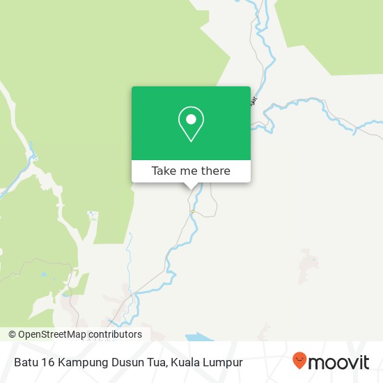 Batu 16 Kampung Dusun Tua map