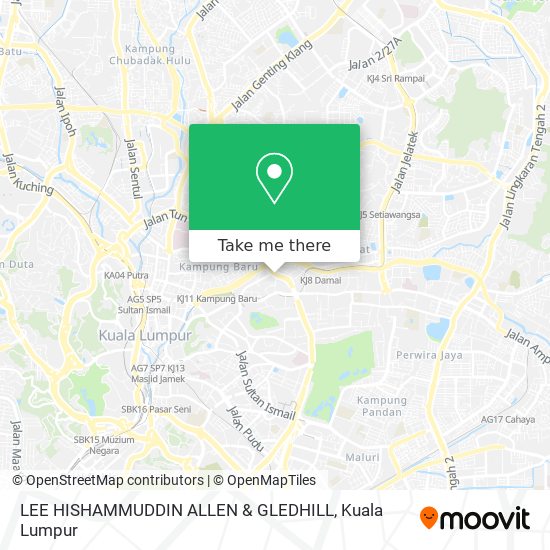 LEE HISHAMMUDDIN ALLEN & GLEDHILL map