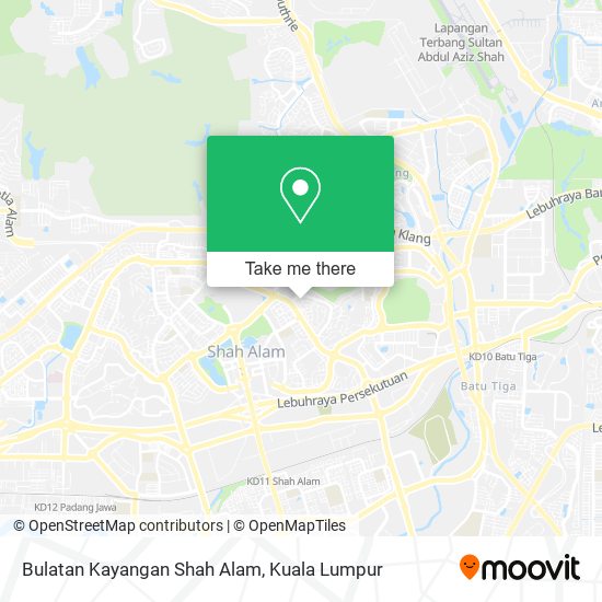 Peta Bulatan Kayangan Shah Alam