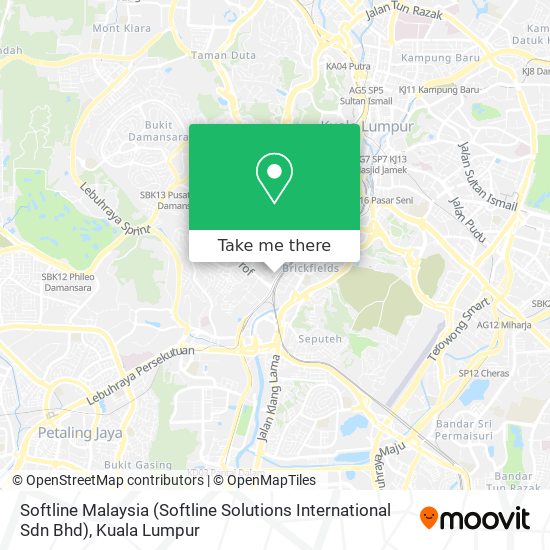 Peta Softline Malaysia (Softline Solutions International Sdn Bhd)