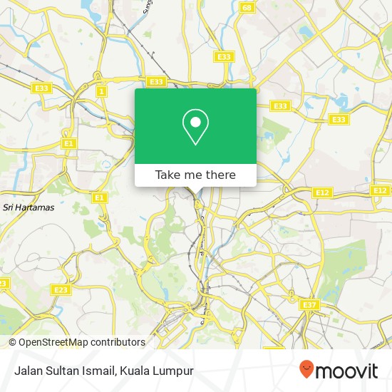 Peta Jalan Sultan Ismail