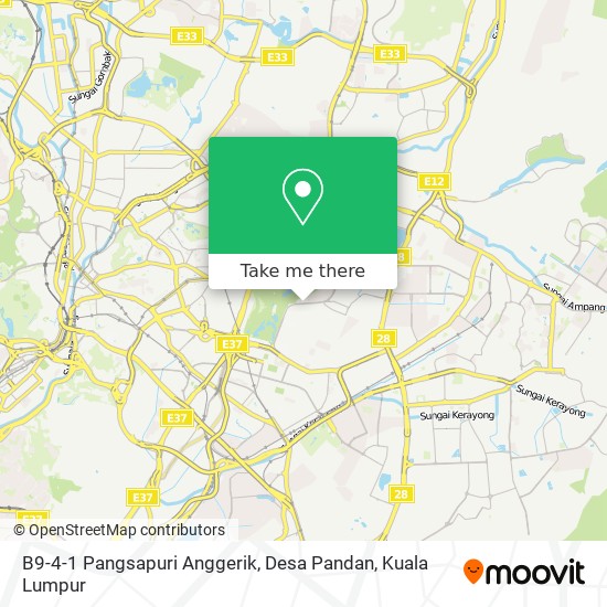 B9-4-1 Pangsapuri Anggerik, Desa Pandan map