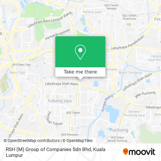 RSH (M) Group of Companies Sdn Bhd map