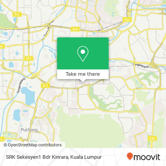 SRK Sekesyen1 Bdr Kinrara map