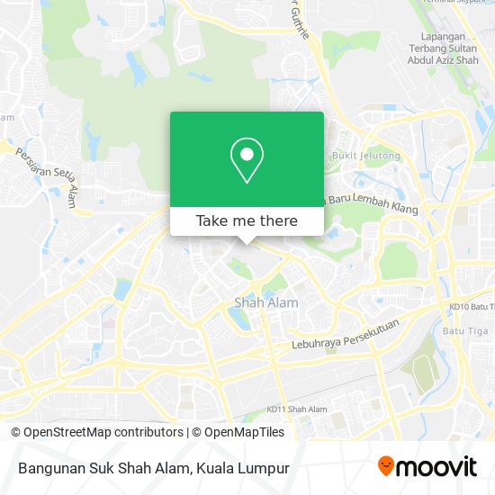 Bangunan Suk Shah Alam map