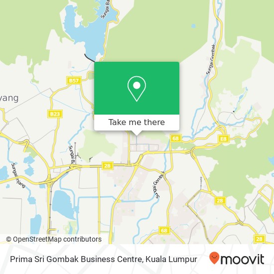 Prima Sri Gombak Business Centre map