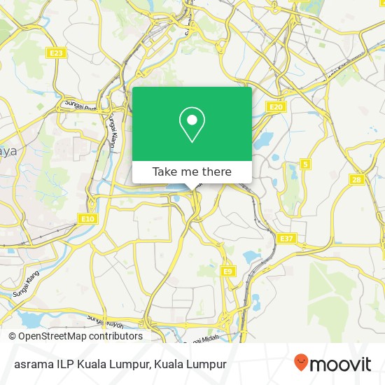 Peta asrama ILP Kuala Lumpur