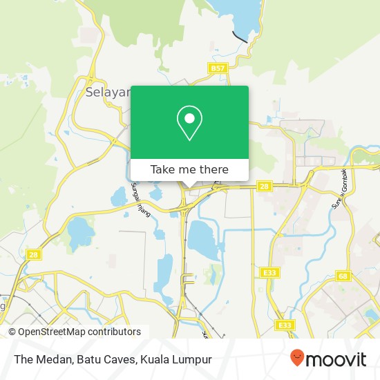 The Medan, Batu Caves map