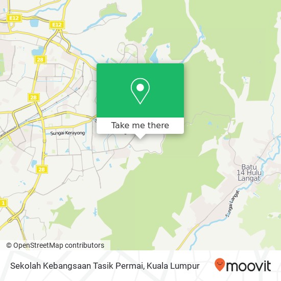 Sekolah Kebangsaan Tasik Permai map