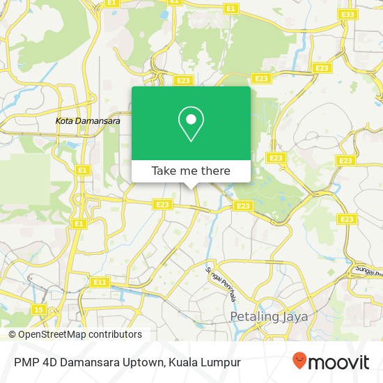 Peta PMP 4D Damansara Uptown