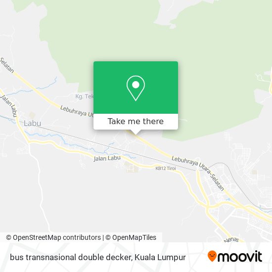 bus transnasional double decker map