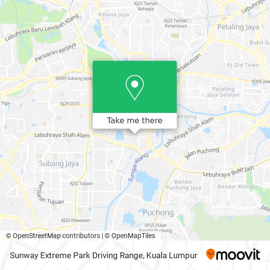 Sunway Extreme Park Driving Range map