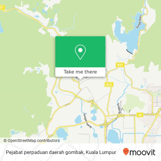 Pejabat perpaduan daerah gombak map