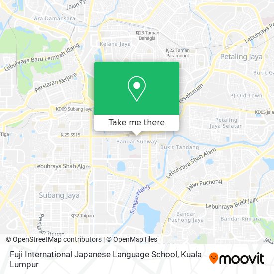 Fuji International Japanese Language School map