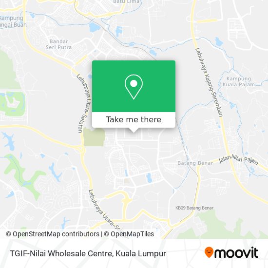 Peta TGIF-Nilai Wholesale Centre