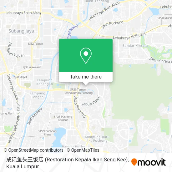 成记鱼头王饭店 (Restoration Kepala Ikan Seng Kee) map