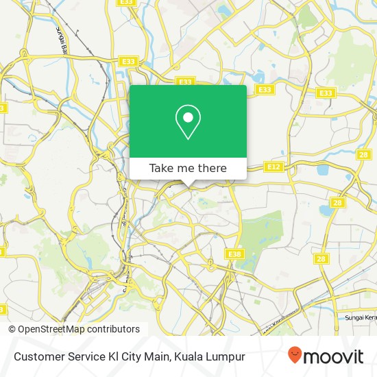 Customer Service Kl City Main map