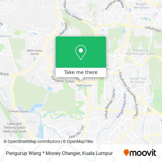 Pengurup Wang * Money Changer map