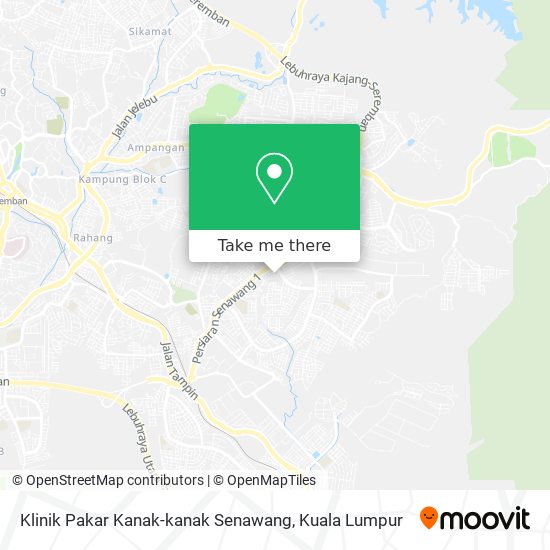 Klinik Pakar Kanak-kanak Senawang map