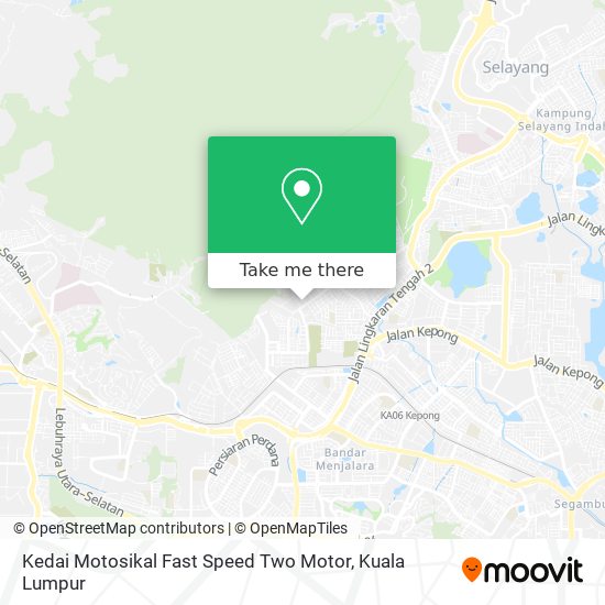 Peta Kedai Motosikal Fast Speed Two Motor