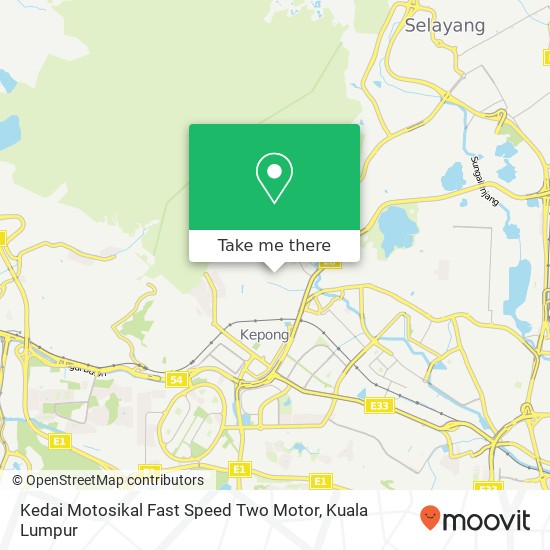 Peta Kedai Motosikal Fast Speed Two Motor