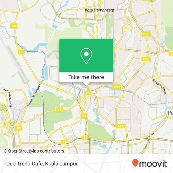 Duo Treno Cafe map
