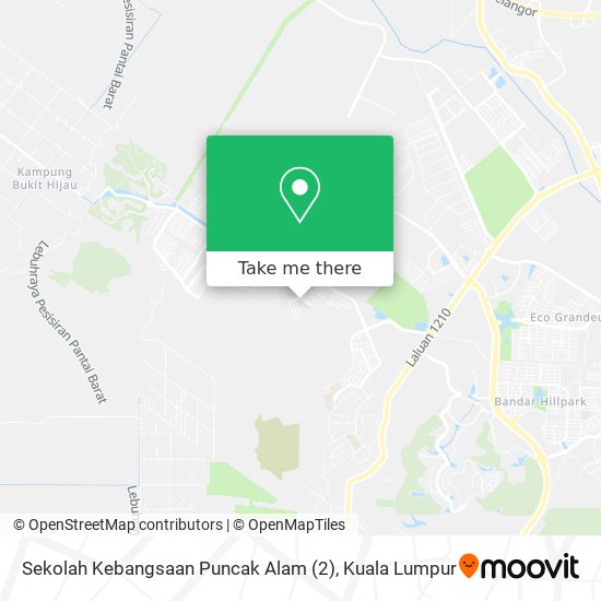 Peta Sekolah Kebangsaan Puncak Alam (2)