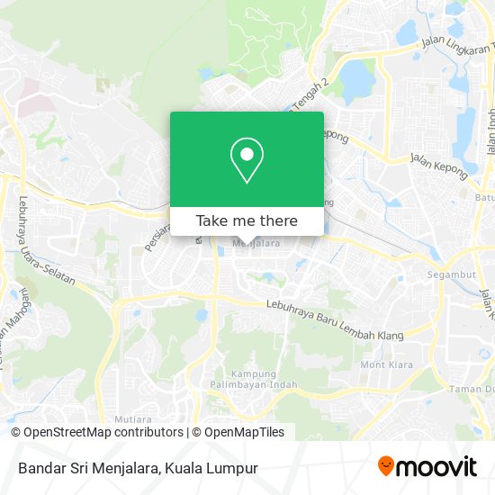 Bandar Sri Menjalara map
