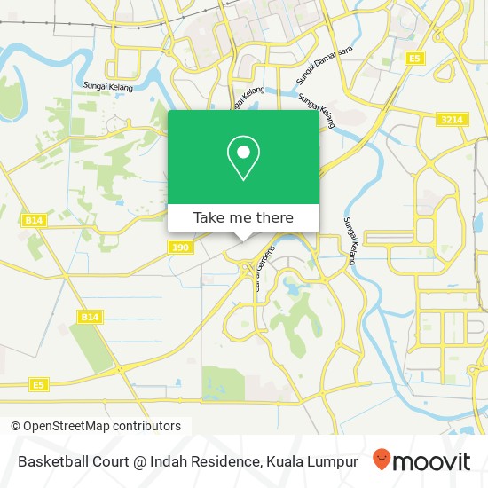Basketball Court @ Indah Residence map
