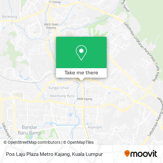 Peta Pos Laju Plaza Metro Kajang
