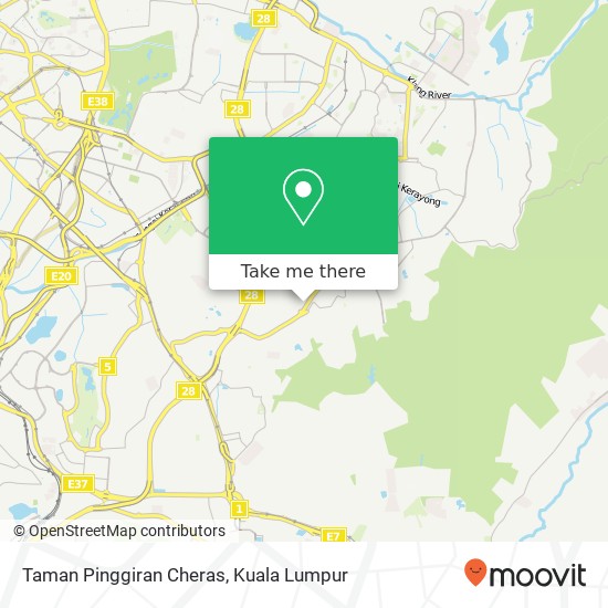 Peta Taman Pinggiran Cheras