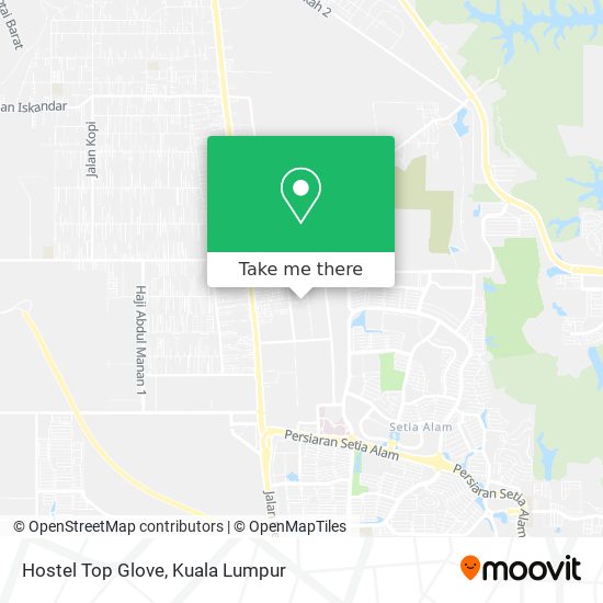 Hostel Top Glove map