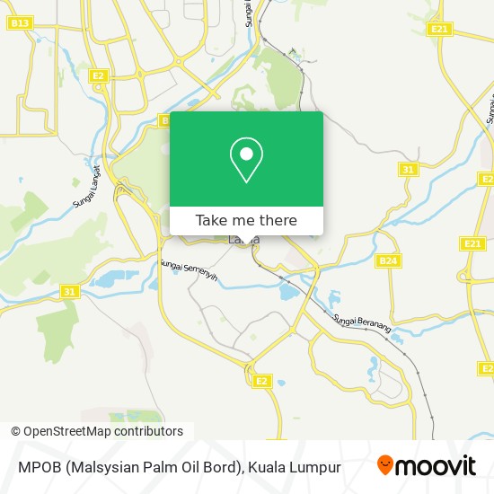 Peta MPOB (Malsysian Palm Oil Bord)