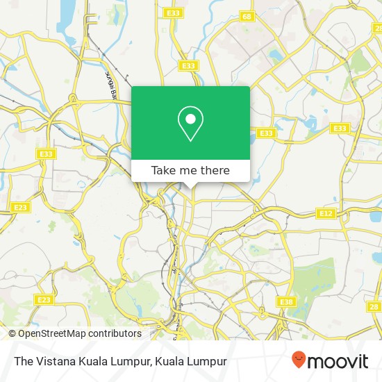 Peta The Vistana Kuala Lumpur