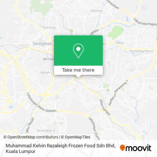 Muhammad Kelvin Razaleigh Frozen Food Sdn Bhd map