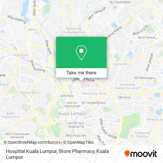 Peta Hospital Kuala Lumpur, Store Pharmacy